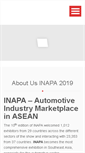 Mobile Screenshot of inapa-exhibition.net